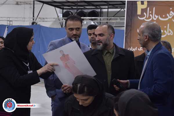 عکس| نمایشگاه نوآوری‌های صنعت پوشاک و توانمندی‌های بانوان مازندران افتتاح شد
