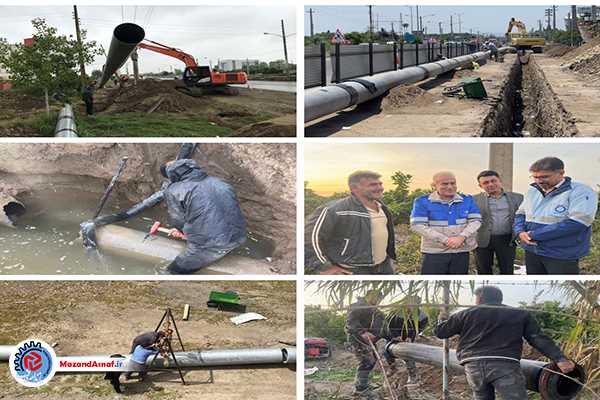 پایان اجرای طرح آبرسانی مجتمع خزرآباد ساری