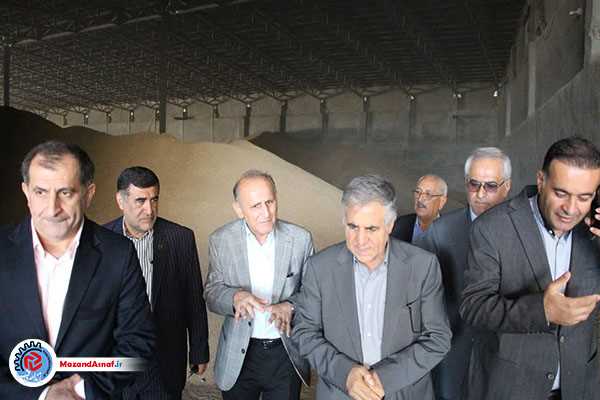 افتتاح سیلوی بتنی ۲۰ هزار تنی گندم در کارخانه آرد ستاک مازندران
