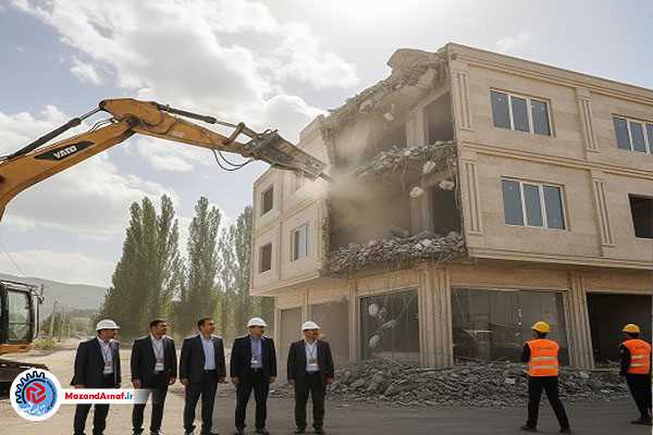 دستور قضایی برای تخریب دو واحد تجاری غیرمجاز در محور فریدونکنار ـ بابلسر صادر شد