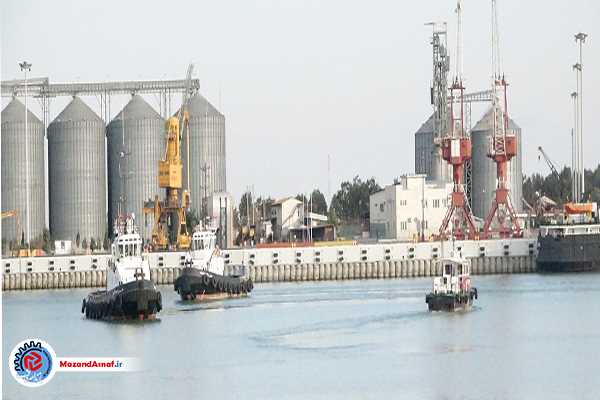 افزایش حدود ۸۰ درصدی واردات غلات در بندر امیرآباد مازندران