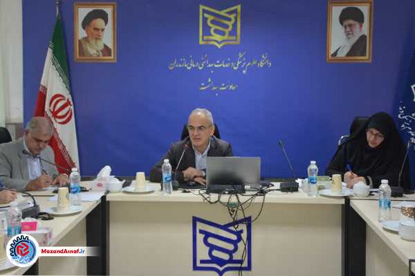 جلسه پزشکان خانواده شهری و روستایی با رئیس دانشگاه علوم پزشکی مازندران