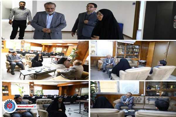 دیدار نماینده مردم ساری و میاندرود با مدیرعامل شرکت برق منطقه‌ای مازندران و گلستان 