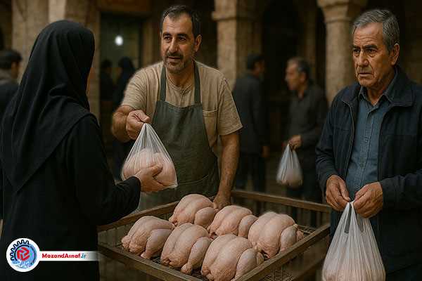 بازار مرغ در مازندران به سوی ثبات حرکت می‌کند/افزایش نظارت‌ها ادامه دارد