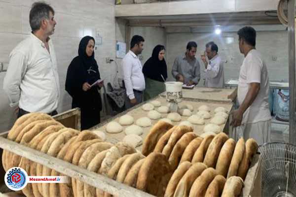 شناسایی و برخورد قانونی با نانوایی‌های متخلف در شهرستان نکا